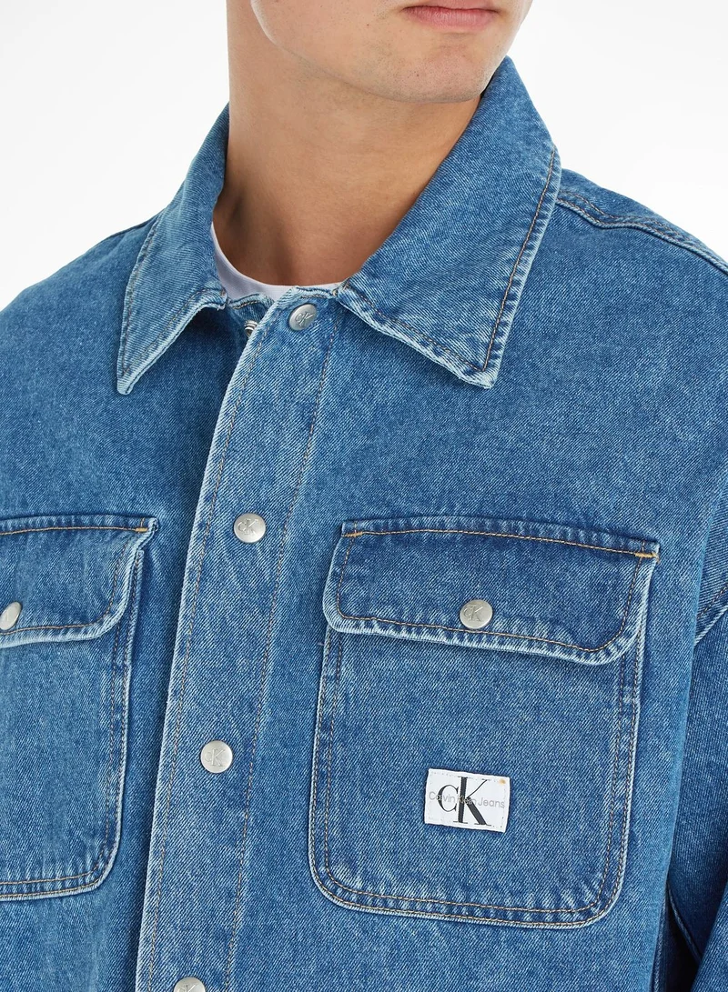 Calvin Klein Jeans Denim Boxy Loose Fit Shirt
