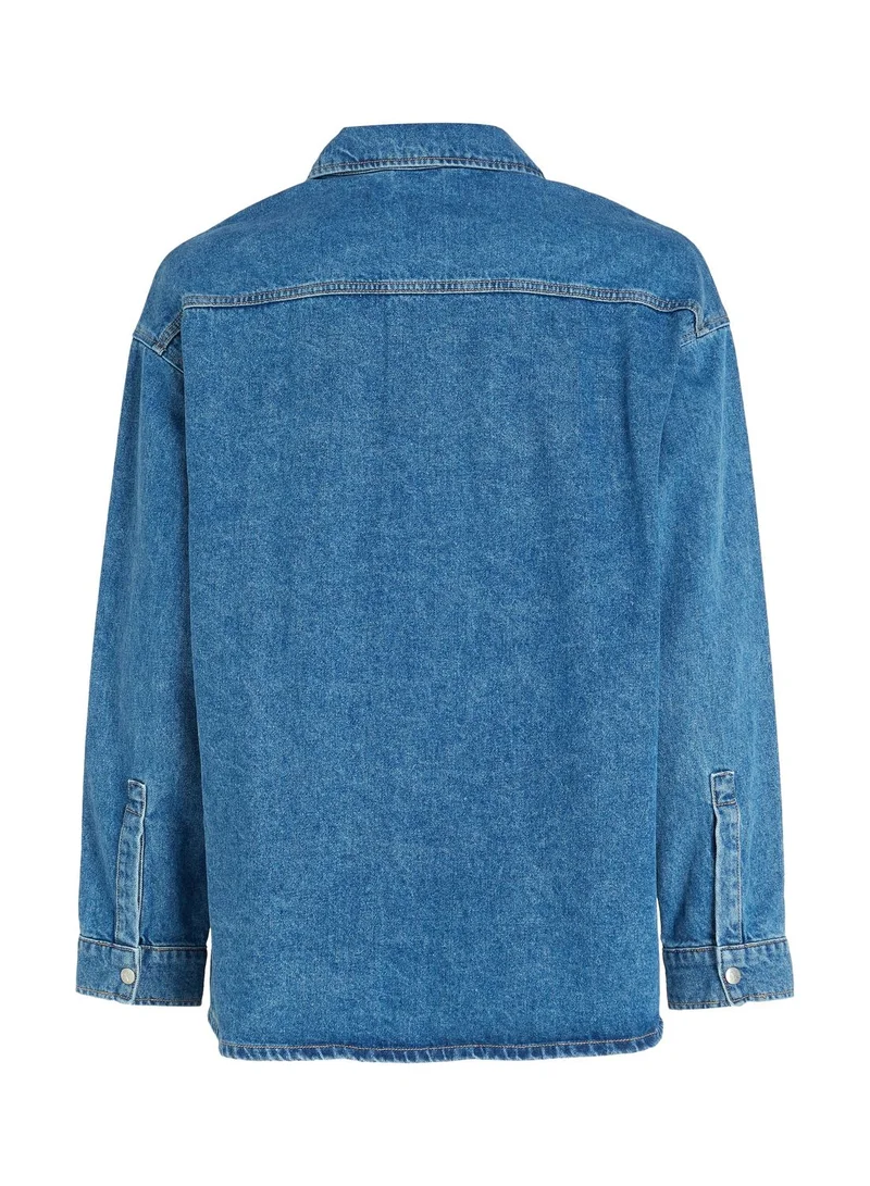 Calvin Klein Jeans Denim Boxy Loose Fit Shirt