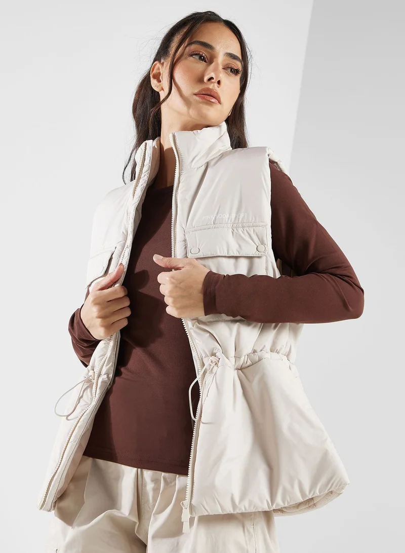 Pink Soda Olympic Gilet Jacket