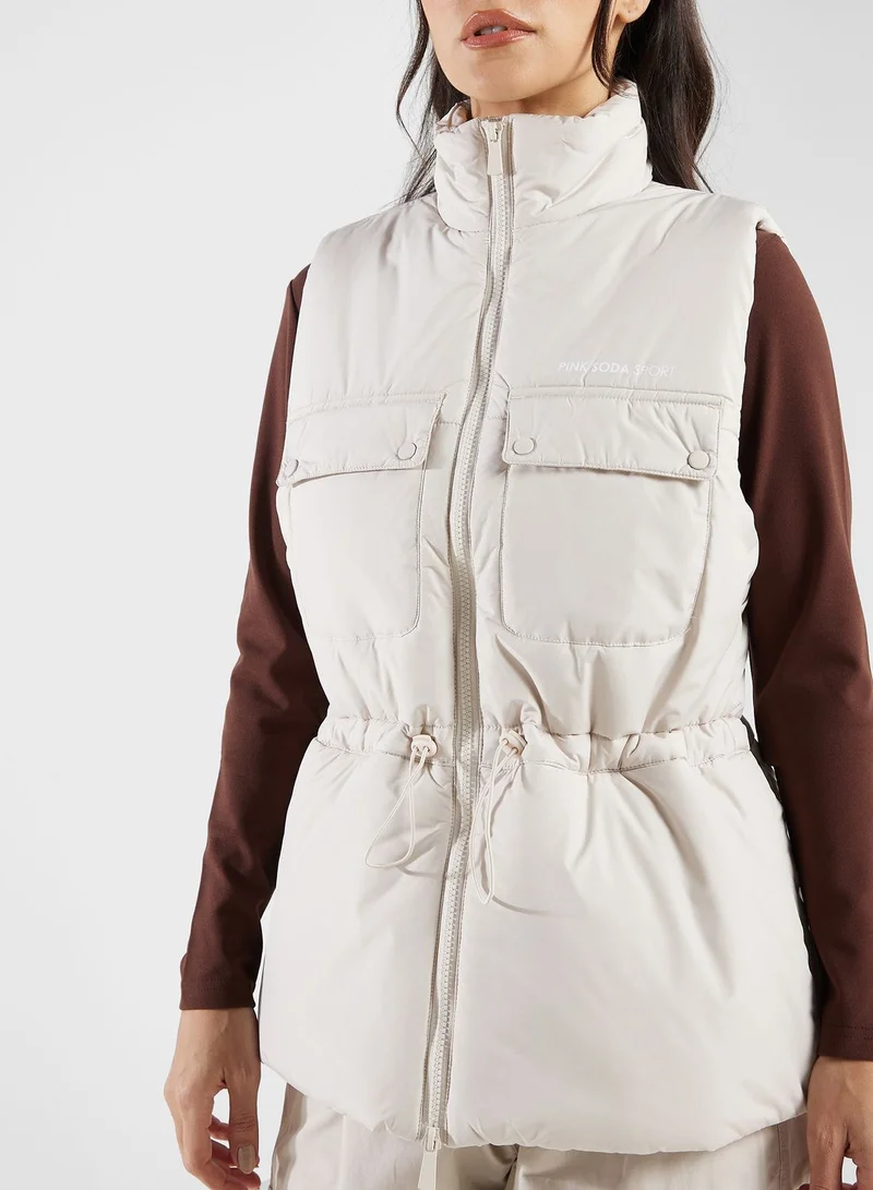 Pink Soda Olympic Gilet Jacket