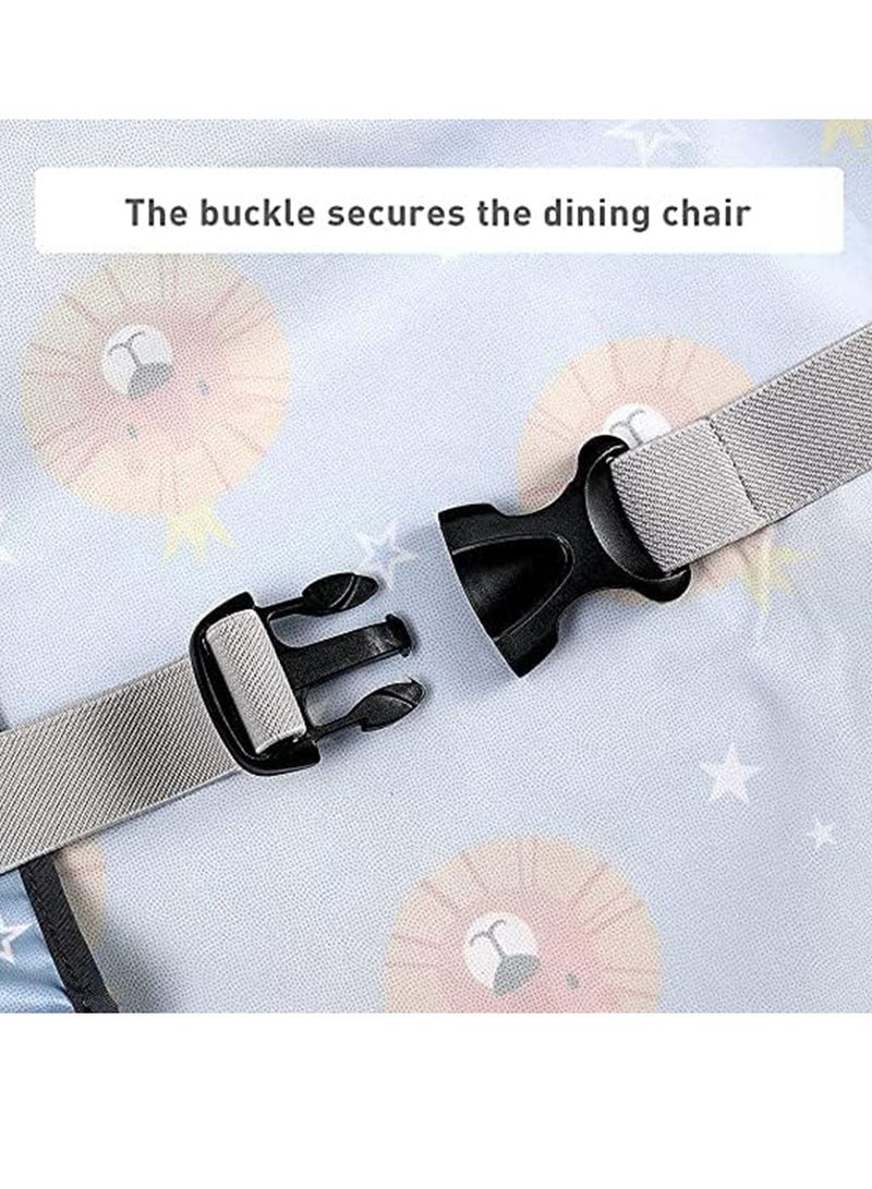 Baby Feeding Bibs Waterproof Anti Dirty, Long Sleeves Weaning Bibs, Attaches Fully Cover to Baby Highchair, For Baby 6-36 Months