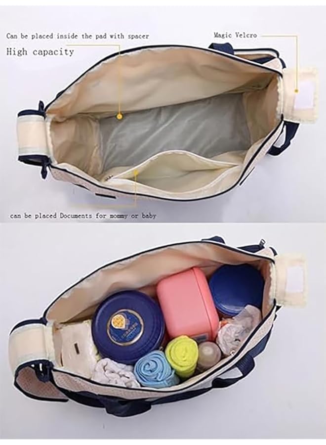 erorex 5 In 1 Set Multi Function Baby Diaper Bag Mummy Babies Bags Changing Set Handbag - Image 3