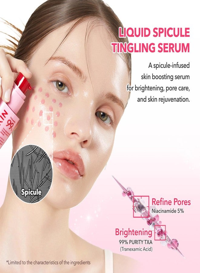 APRILSKIN TXA Niacinamide Toning Shot 99 Spicule Facial Serum｜Skin Booster Serum for Brightening and Pore Care｜99% High-Purity Tranexamic Acid 3% + Niacinamide 5%｜Korean Skin Care｜1.01 fl. oz. - Image 3