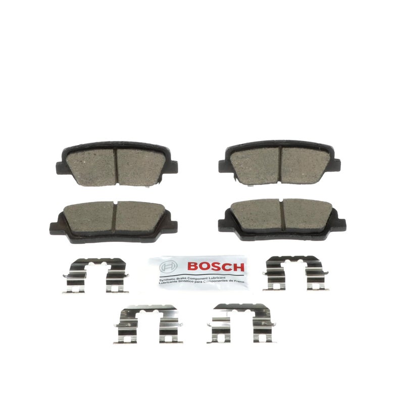 BOSCH BC1816 QuietCast Premium Ceramic Disc Brake Pad Set  Compatible with Select Genesis G70 Kia Sorento Stinger REAR
