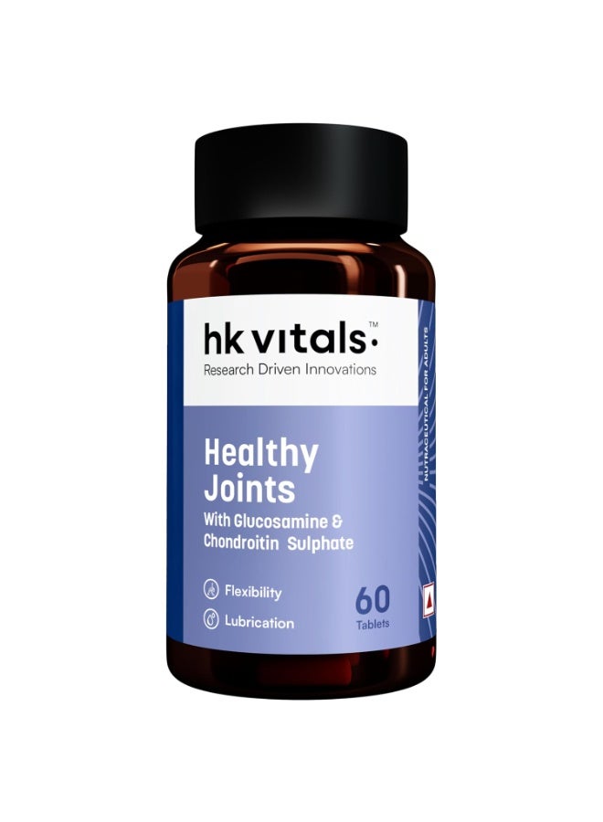 hk vitals Joint Support (60 Tablets) | With Glucosamine 1400mg, Chondroitin, Calcium and Vitamin D3 | For Joint Strength, Mobility, and Flexibility - Image 1