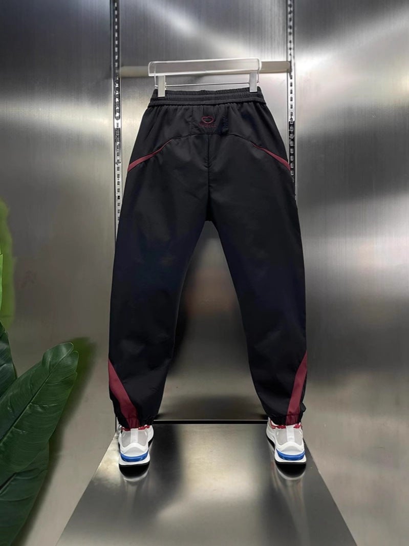 New Trendy Brand Jogger Pants American High Street Drape Angora Red Functional Outdoor Sports Sweatpants Casual Pants - Image 5