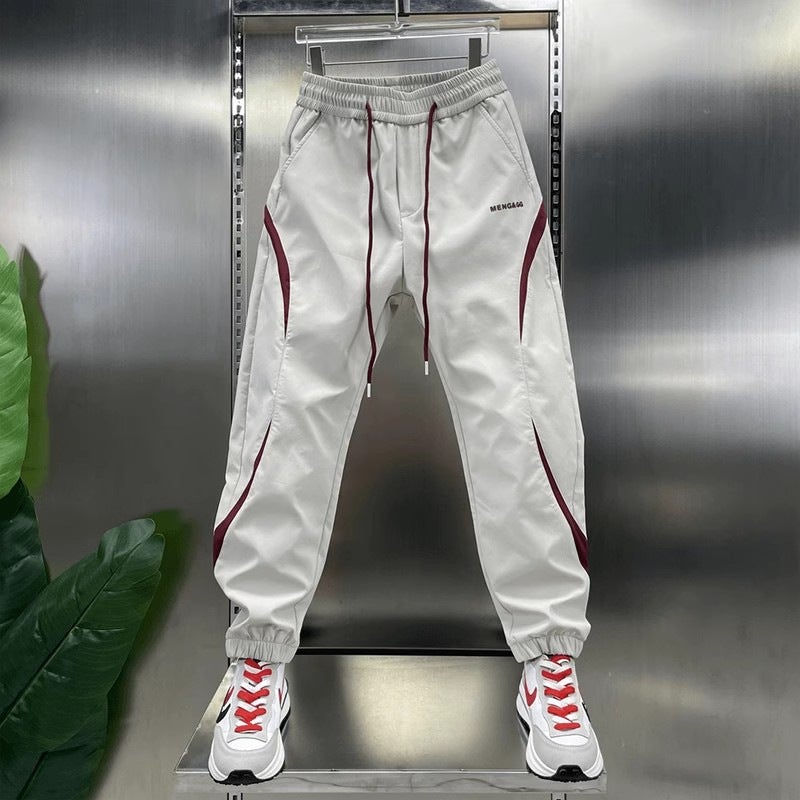 New Trendy Brand Jogger Pants American High Street Drape Angora Red Functional Outdoor Sports Sweatpants Casual Pants - Image 1
