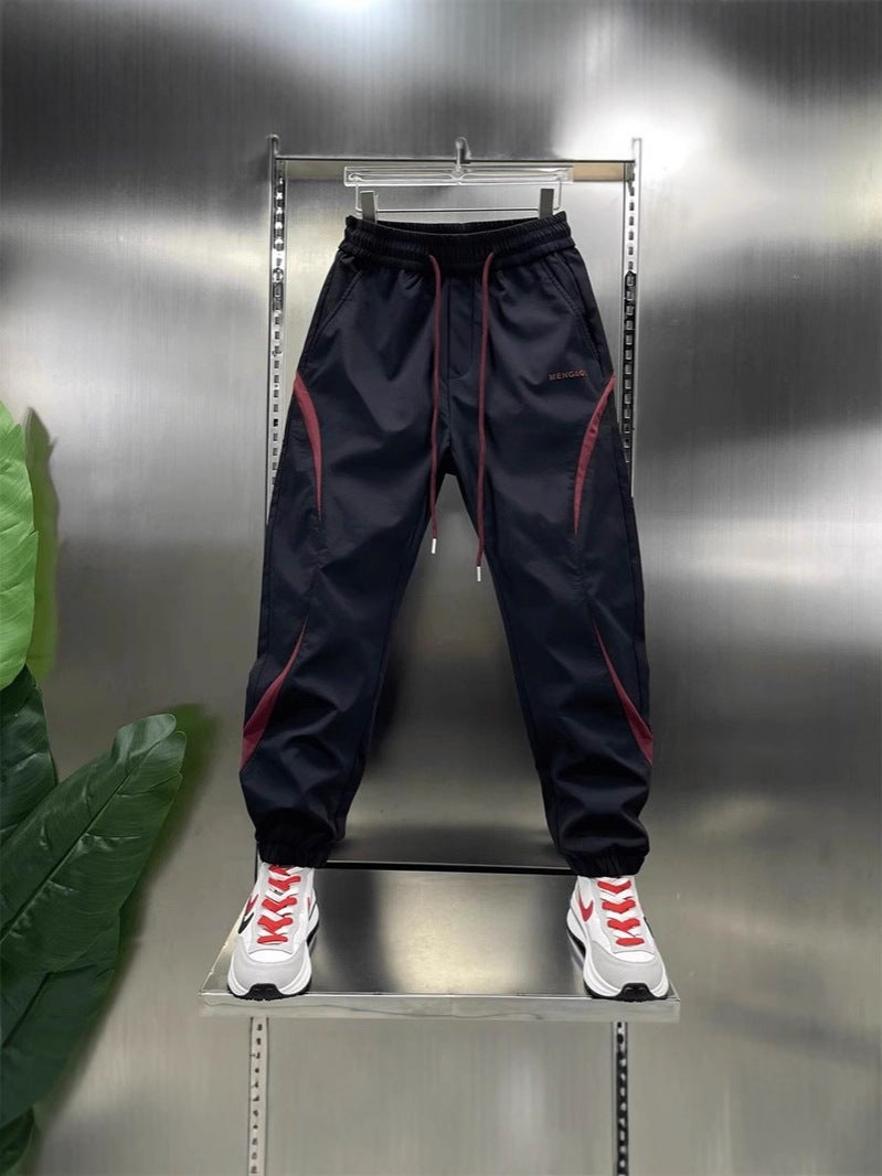 New Trendy Brand Jogger Pants American High Street Drape Angora Red Functional Outdoor Sports Sweatpants Casual Pants - Image 2