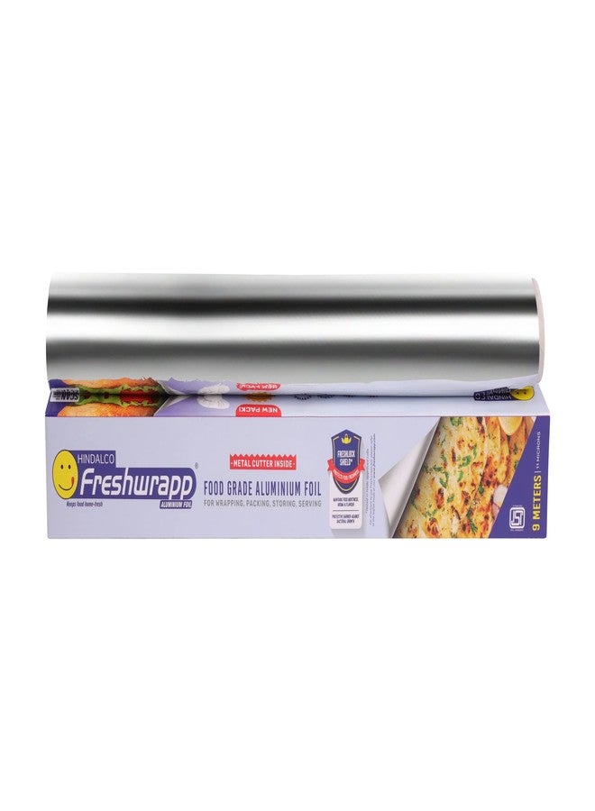 Freshwrapp Hindalco Freshwrapp Aluminium Foil 9 Meters, 11microns (Pack of 4)| Food Packing , Wrapping, Storing and Serving - Image 4