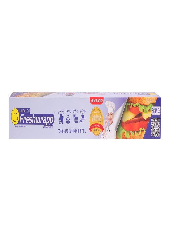 Freshwrapp Hindalco Freshwrapp Aluminium Foil 9 Meters, 11microns (Pack of 4)| Food Packing , Wrapping, Storing and Serving - Image 5