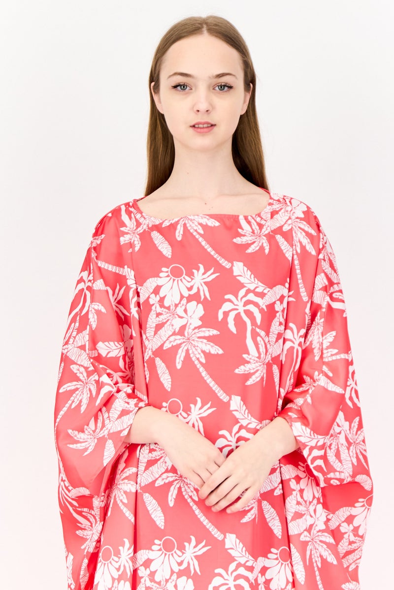 Juicy Couture Women Floral Print Kaftan Dress, Multicolor - Image 3