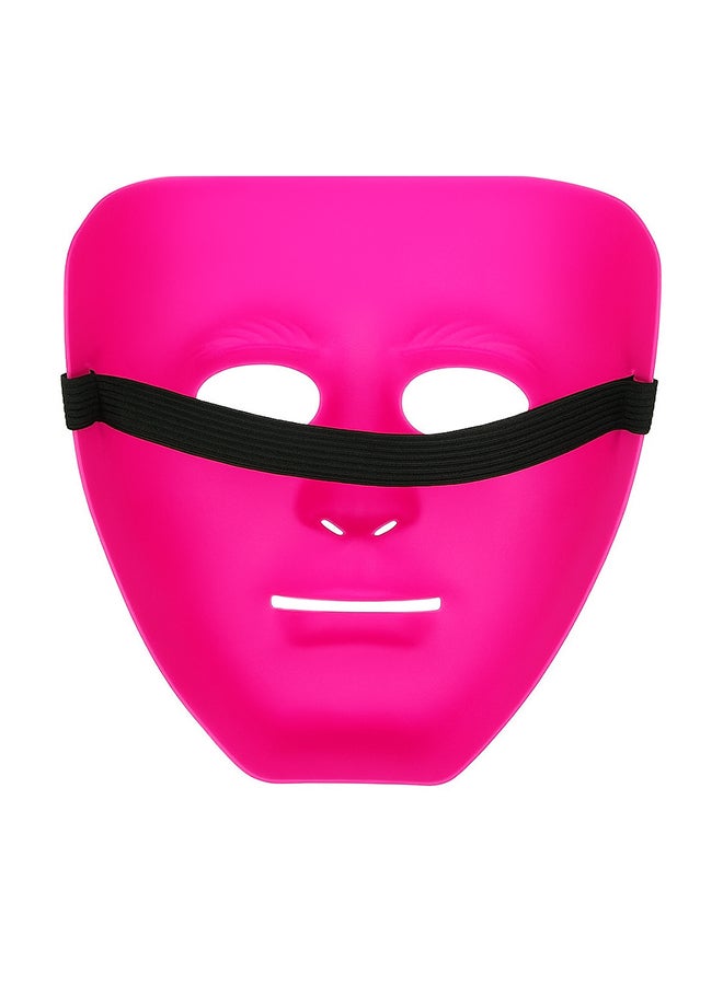 Plain Look Pink Color Party Mask for Kids and Adults for Festivals, Halloween, Costume Cosplay, Comic Con, Masquerade Ball, Function, Lightweight Gentle Theme Party - Image 2