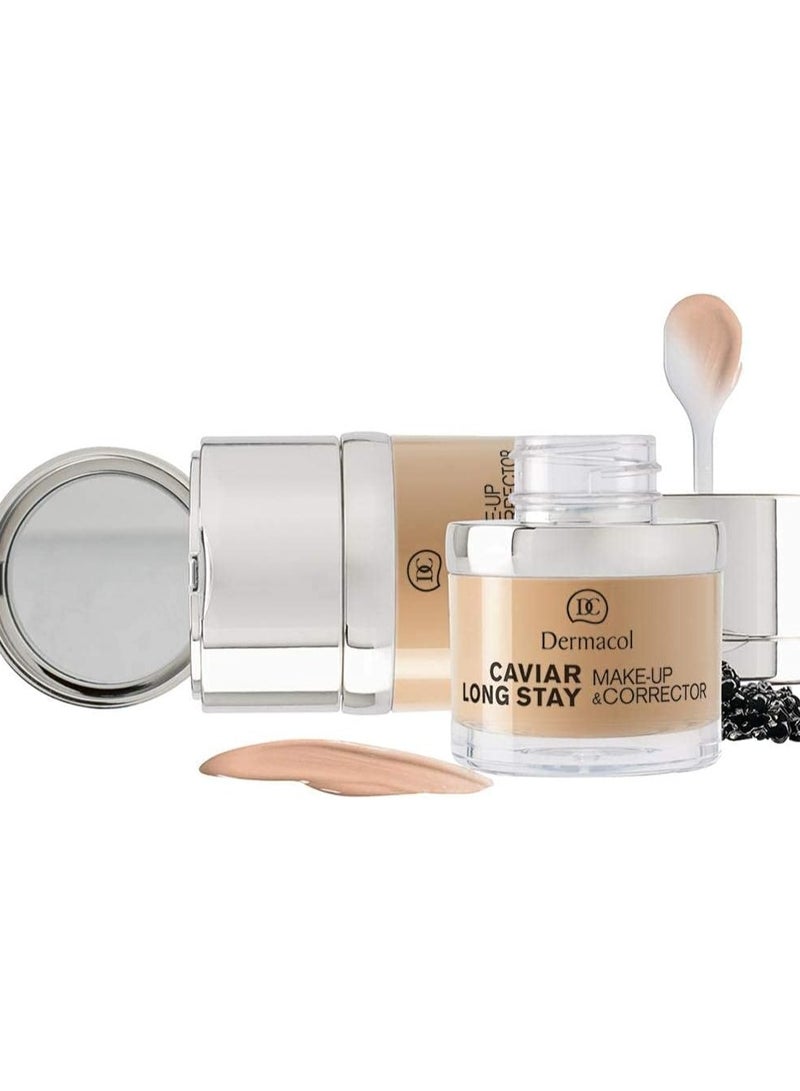 Dermacol Caviar Long Stay Make-Up and Corrector 03 Nude 30ml - Image 3