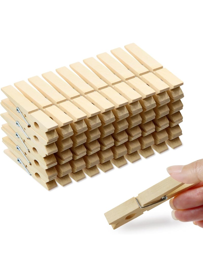 (حزمة من 50) دبوس ملابس خشبي بطول حوالي 2-7/8 بوصة - Image 1