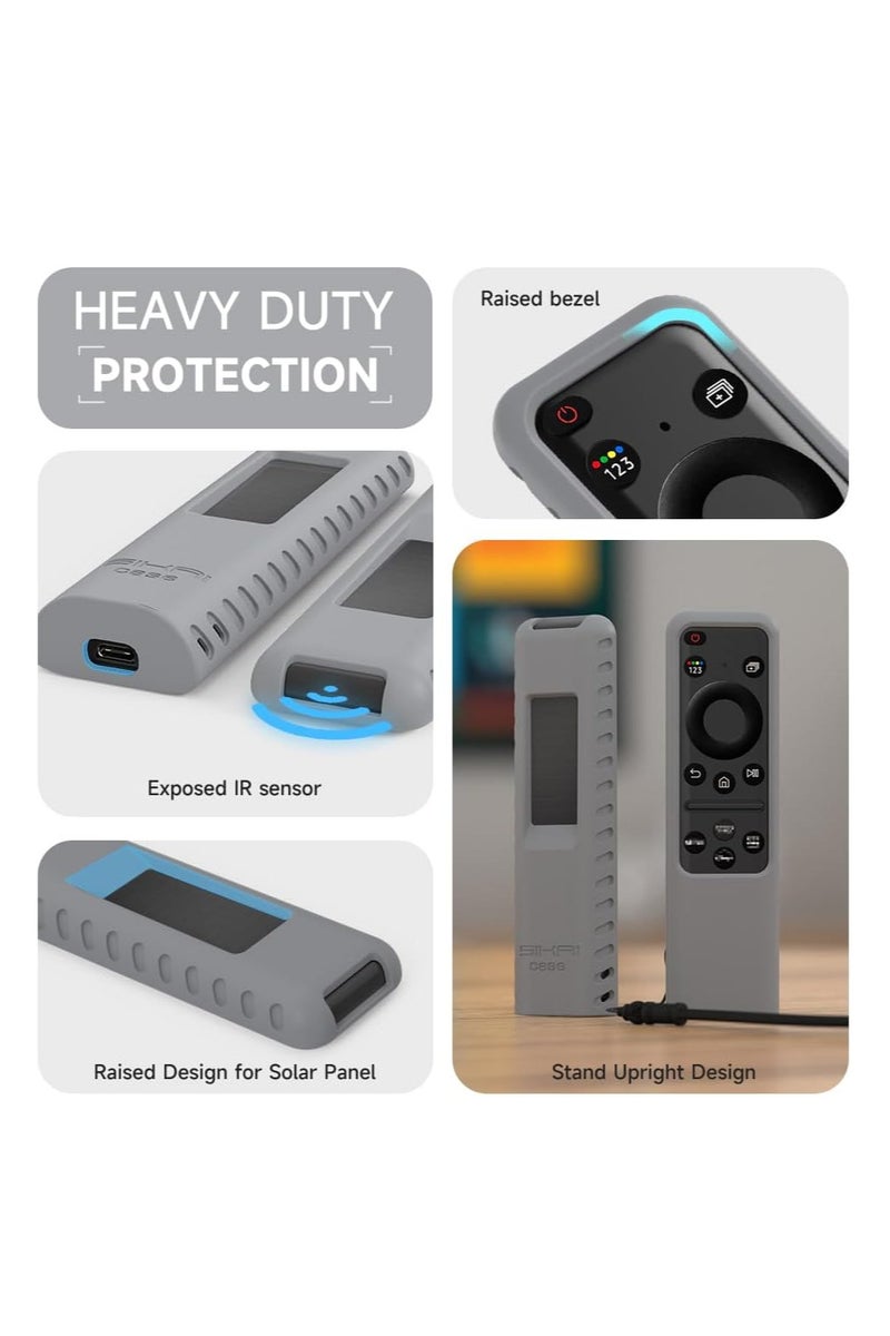 SIKAI CASE for Samsung Silicone Remote Cover Compatible with Samsung 2023,2024 TM2360E BN59 01432A TM2361E BN59 01455A Samsung Smart TV Remote Shockproof Dustproof Anit Lost with Lanyard - Image 4