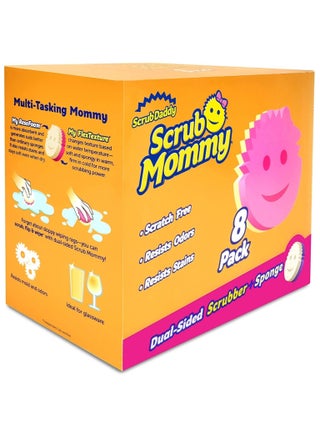 Scrub Mommy - Dish Scrubber + Non-Scratch Cleaning Sponges Kitchen, Bathroom, Multi-Surface Safe, Odor Resistant Dual-Sided Dish Sponges for Scrubbing (Set of 8) - pzsku/ZE4D282FA0F613ED05D83Z/45/_/1730310530/c8e6a6b6-67c4-4578-9cf7-5e6c62a3ef8a