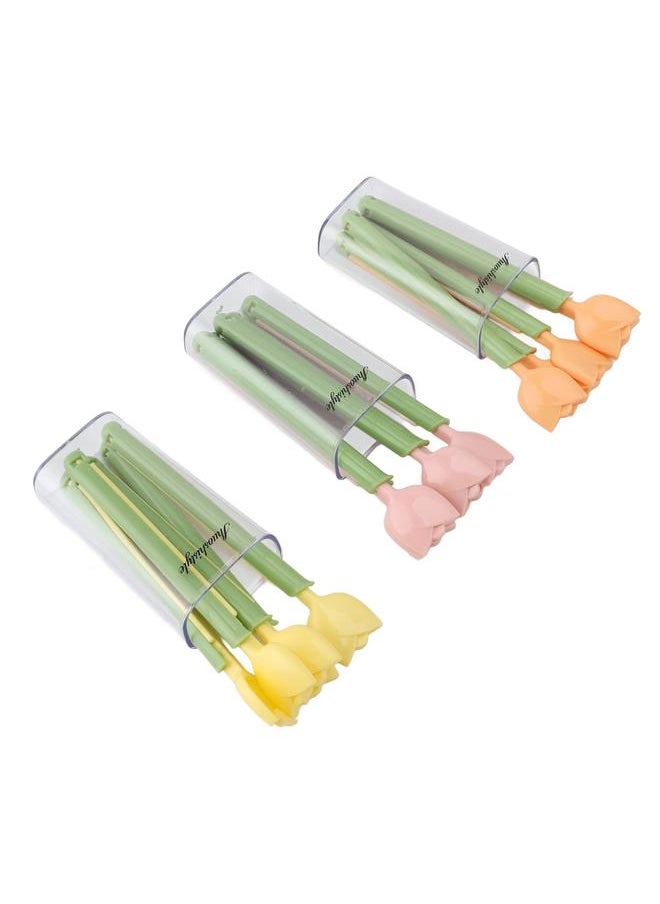 Thoraya 15pcs Tulip Magnet Sealing Clip Multi Functional Food Freshness Bag Clip with Storage Box for Refrigerator  - Image 3