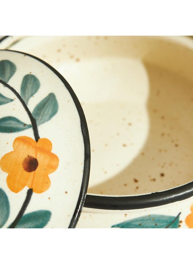 Marigold Casserole | Handpainted Stoneware - pzsku/ZE4D28F8628A33F784774Z/45/_/1739796162/d74a8253-0bf6-469e-9269-528ccf7f7a3f