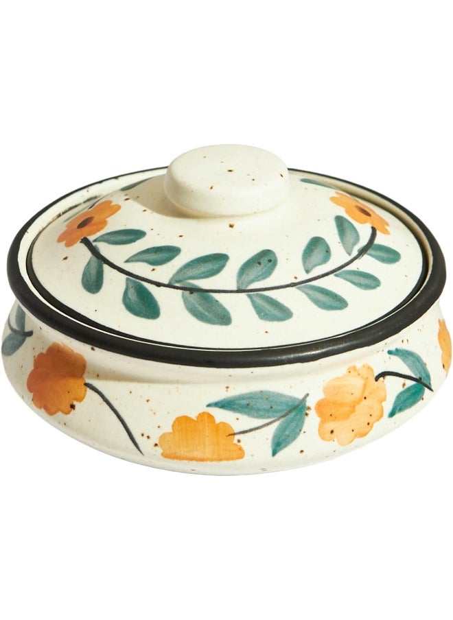 Marigold Casserole | Handpainted Stoneware - pzsku/ZE4D28F8628A33F784774Z/45/_/1739796167/6d55fe72-1cba-487f-a349-5dba5a604f41