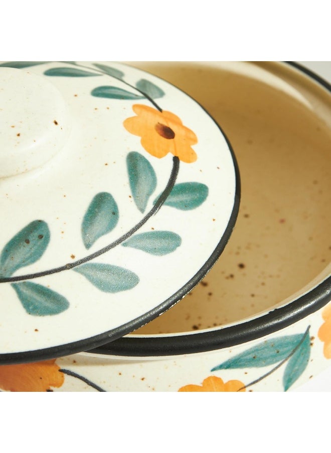 Marigold Casserole | Handpainted Stoneware - pzsku/ZE4D28F8628A33F784774Z/45/_/1739796181/1aff7f14-f5f8-4286-b3a9-fc6376fa982b