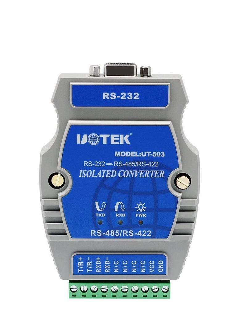 UOTEK UTEK UT-503 External-Powered, RS-232 to RS-485/422, Rail-Mounted, PhotoElectric Isolation - Image 2