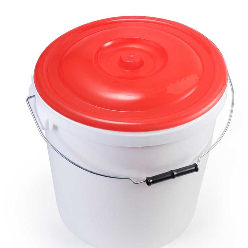 Plastic Trash Can Lid Replacement 23cm Diameter Round For Kitchen Garage Home - Image 5