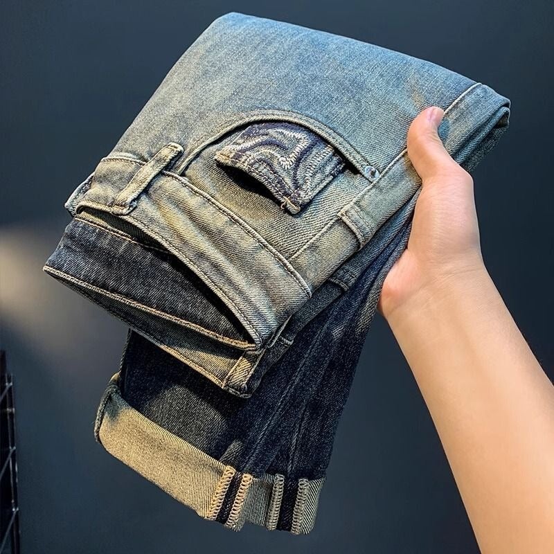 Unisex Casual Daily Denim Jeans - Image 4