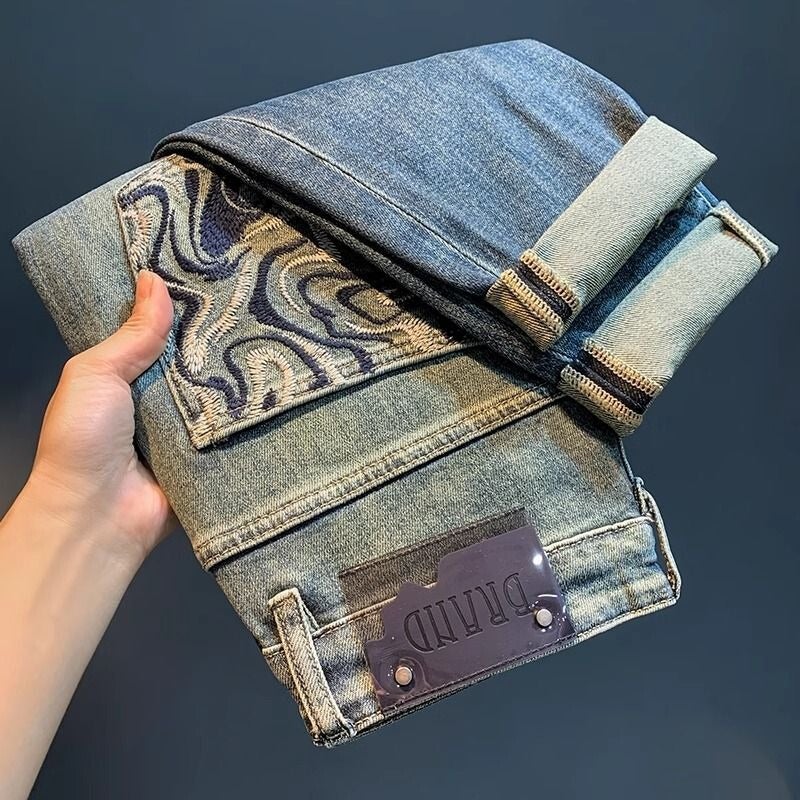 Unisex Casual Daily Denim Jeans - Image 5