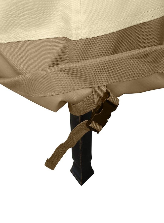 Vanteriam Patio Chaise Lounger Cover, Heavy Duty Waterproof 600D Oxford Fabric Outdoor Furniture Lounge Chair Cover for All Weather Protection, Large Size W29.5''x D78''x H32''/14'' - Image 4