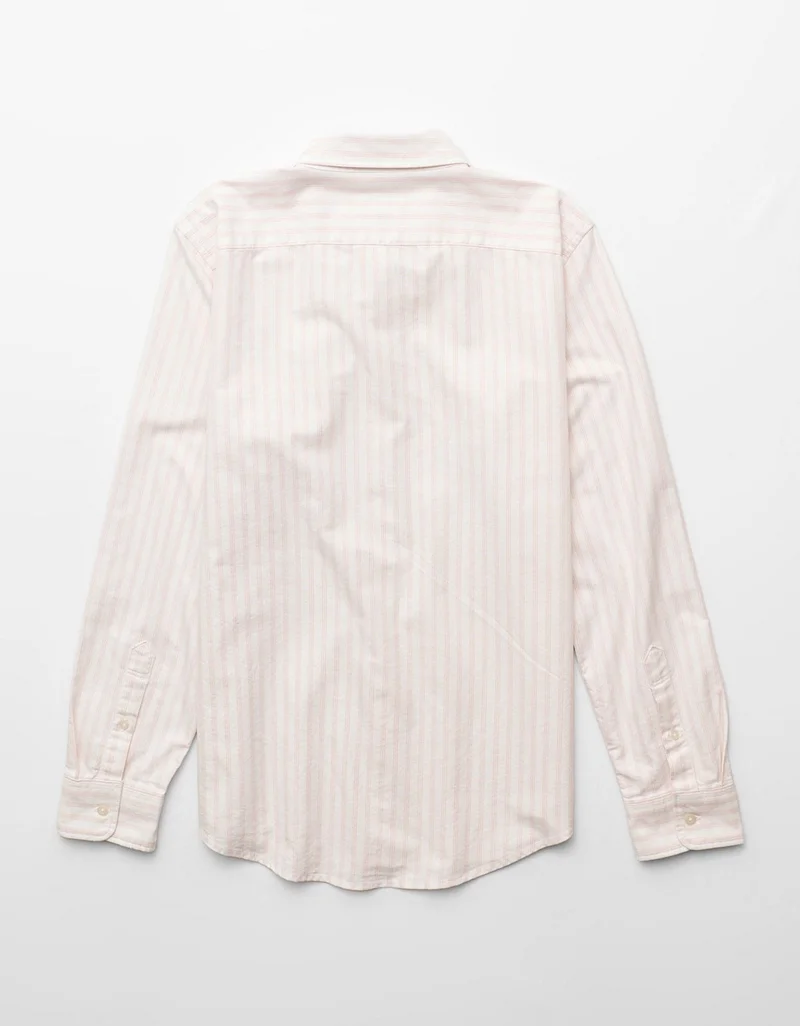 American Eagle  AE Slim Fit Everyday Oxford Button-Up Shirt for Men | Best Price UAE