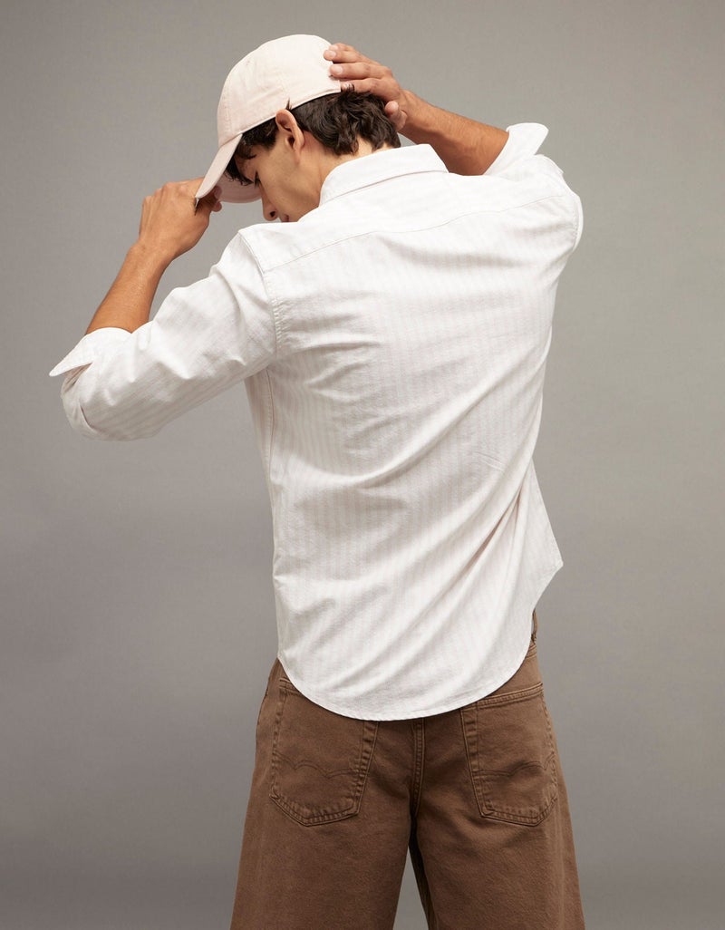 American Eagle AE Slim Fit Everyday Oxford Button-Up Shirt - Image 2