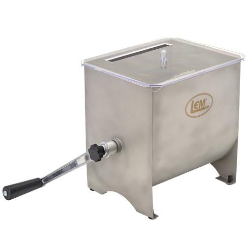 LEM Products MightyBite 20 Pound Capacity Manual Meat Mixer, Stainless Steel, Manual Only - Image 4
