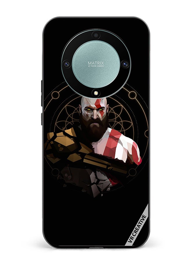 VR CREATIVE Protective Case Cover For Honor X9b God Of War, Kratos Design Multicolour - Image 1