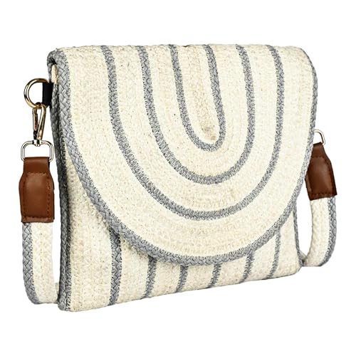 ENSAC Women's Premium Style Juterope/Full Sling Clutch Shoulder Bag | Ladies Purse Handbag | Special & Luxury Gift - Image 1