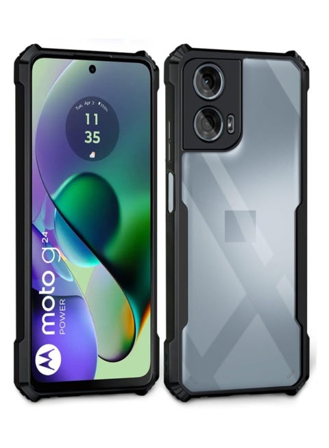 Case for Motorola Moto G24 Back Cover Crystal Clear Transparent case Full Camera Protection designed for Motorola G24