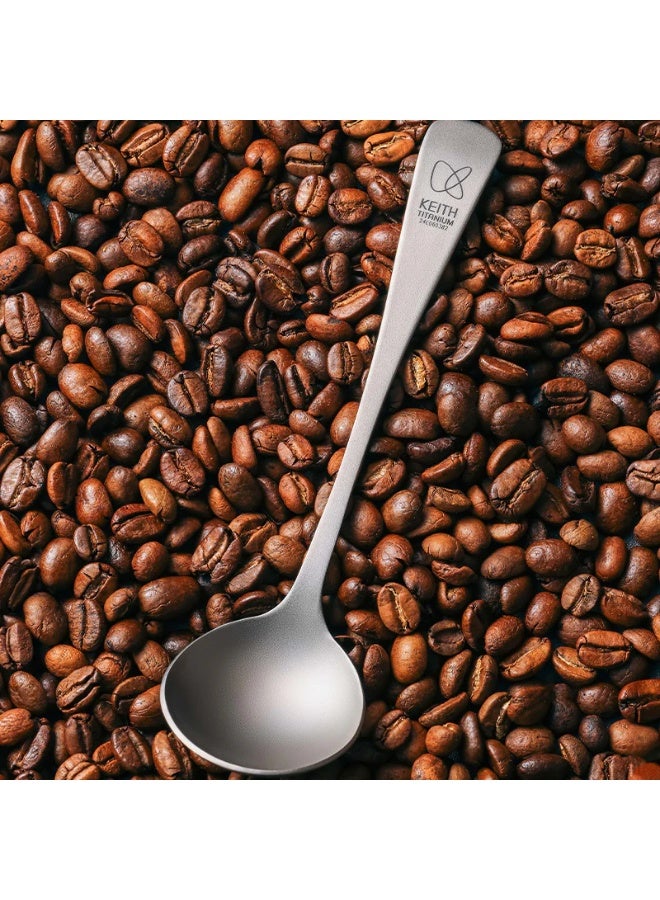 KEITH Titanium Ti3602 Coffee Cupping Spoon, Pure Titanium Coffee Tasting Spoon for Specialty Coffee & Cupping Sessions - Image 4