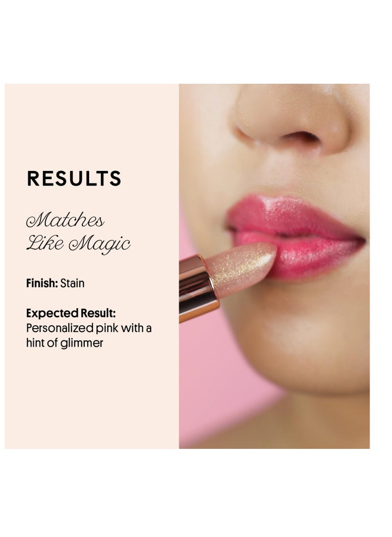 Winky Lux Winky Lux Glimmer Balm, pH Lip Balm, Color Changing Lipstick and Tinted Lip Balm, Vegan & Cruelty Free Lip Balm, Hydrate & Plump, Pink Shimmer Lipstick, Rose  - Image 3
