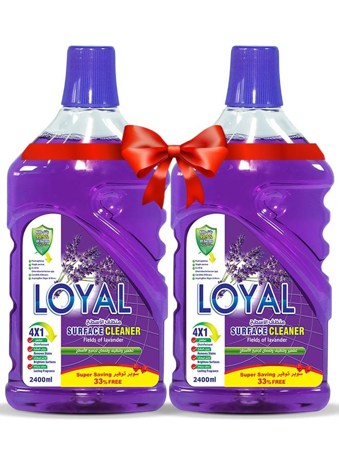 loyal Surface Cleaner 2x2400ML Lavender & Jasmine