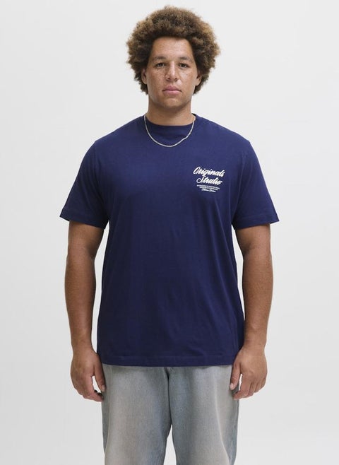 تيشيرت بياقة دائرية مقاس كبير