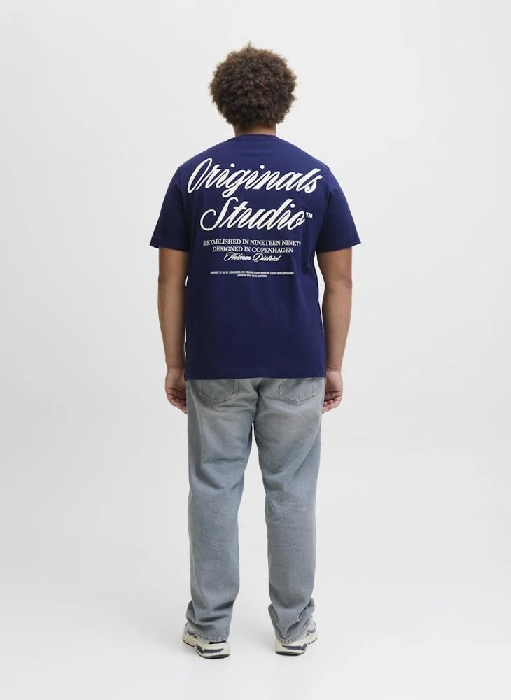 JACK & JONES Plus Size Crew Neck T-Shirt