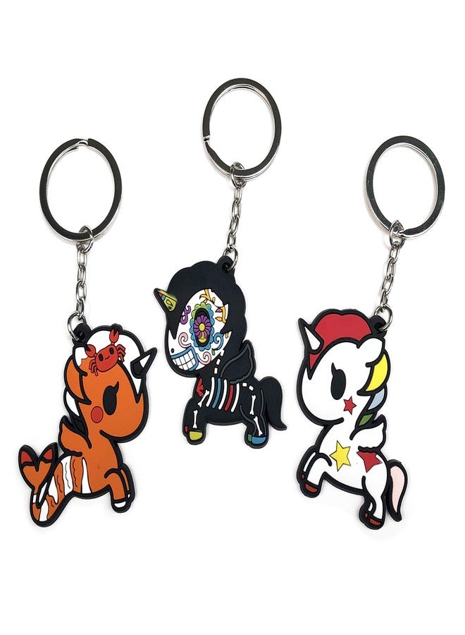 Tokidoki 3-pack keychains (Stellina, Caramelo & Marea) - Image 1