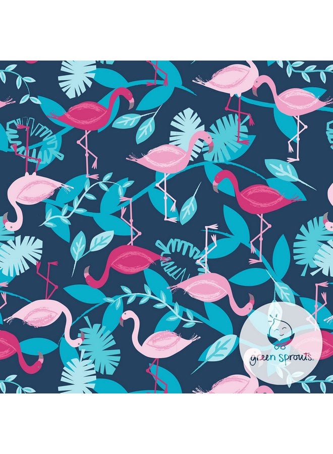green sprouts i Play Girls Swim Diaper Navy Flamingo's-3T - Image 4