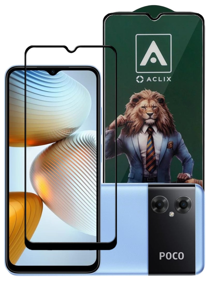 أكاليكس جودة ممتازة، حماية شاشة،  لهاتف شاومي بوكو M4 5G - Image 1