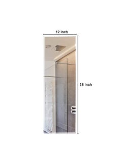 Creative Arts n Frames Creative Arts n Frames 5mm Long Big Size Beveled Smooth Edges Rectangular Wall Mount Mirror 12x36 inch  - Image 4