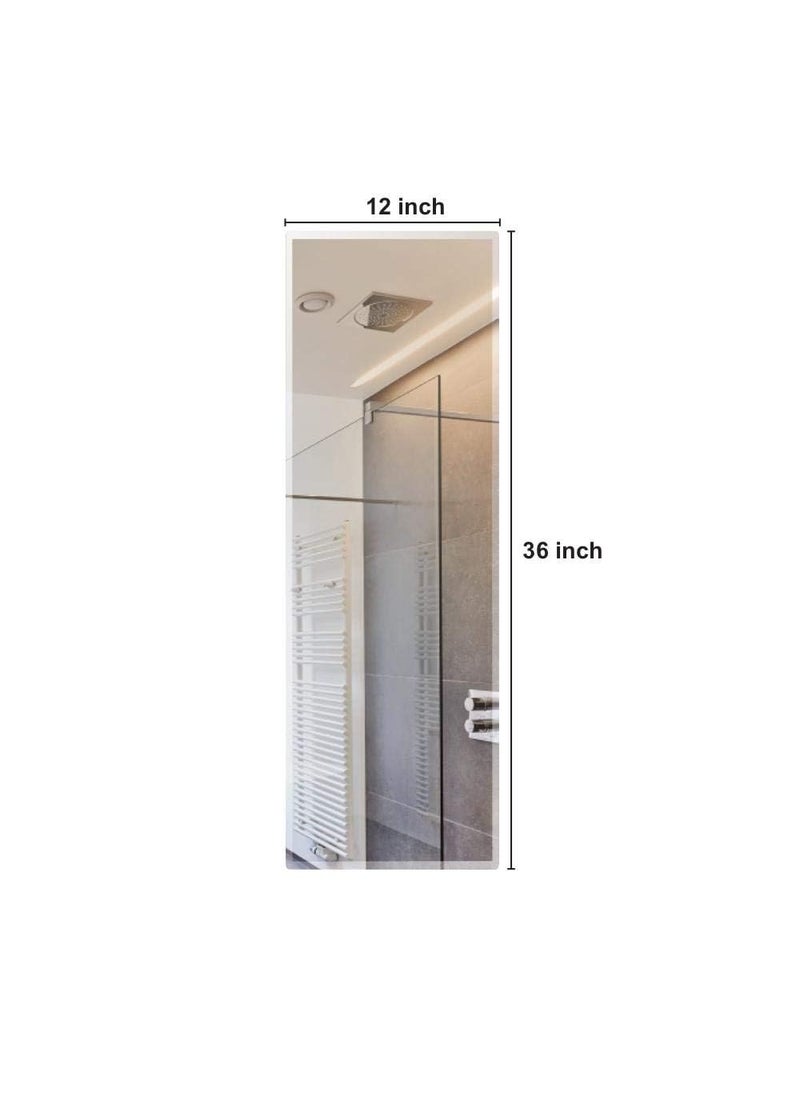Creative Arts n Frames Creative Arts n Frames 5mm Long Big Size Beveled Smooth Edges Rectangular Wall Mount Mirror 12x36 inch  - Image 4