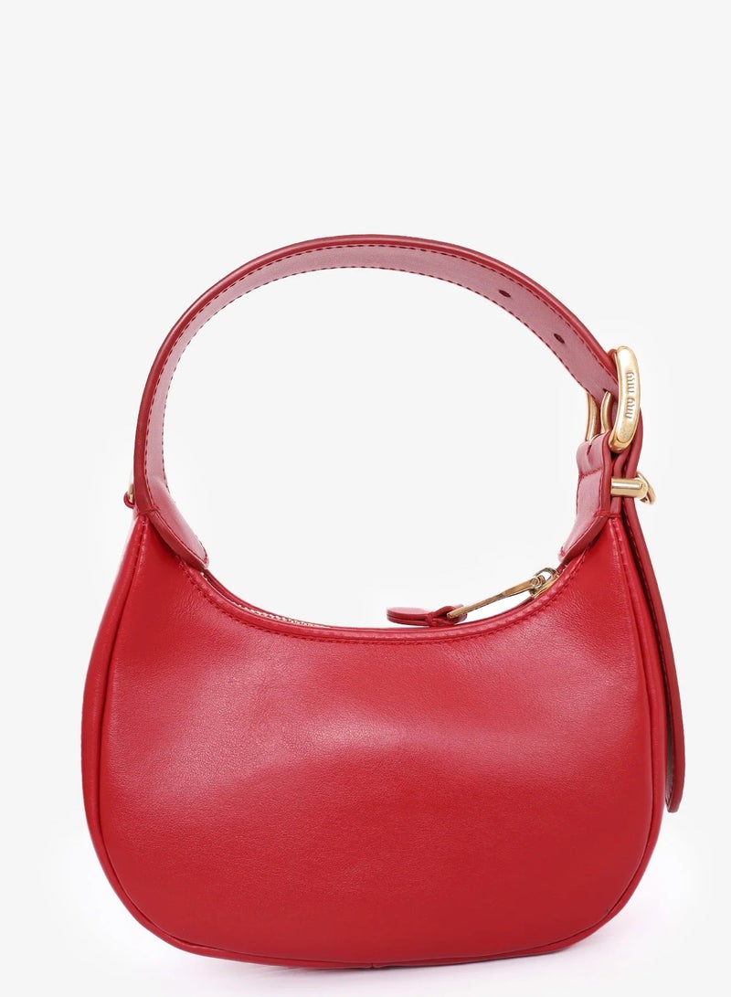MIU MIU Leather hobo bag shoulder  - Image 4