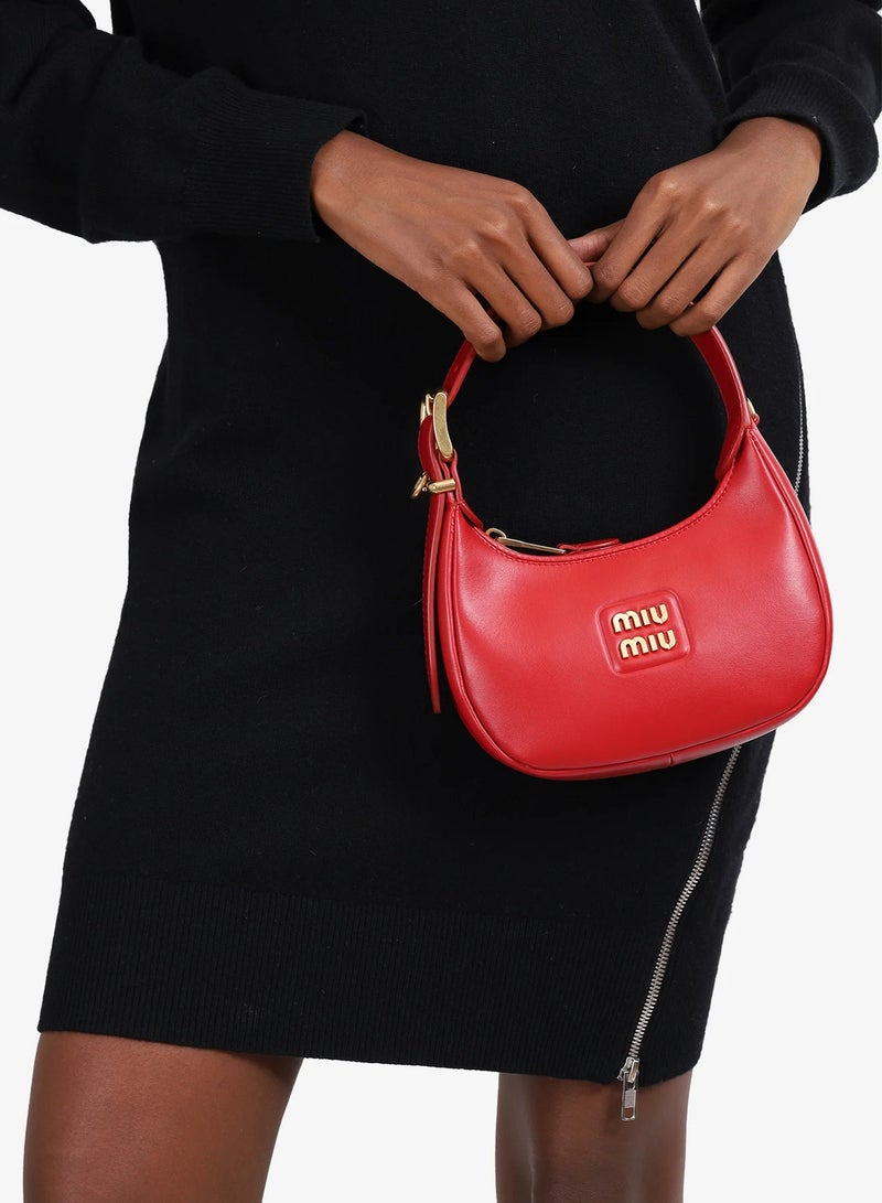 MIU MIU Leather hobo bag shoulder  - Image 3