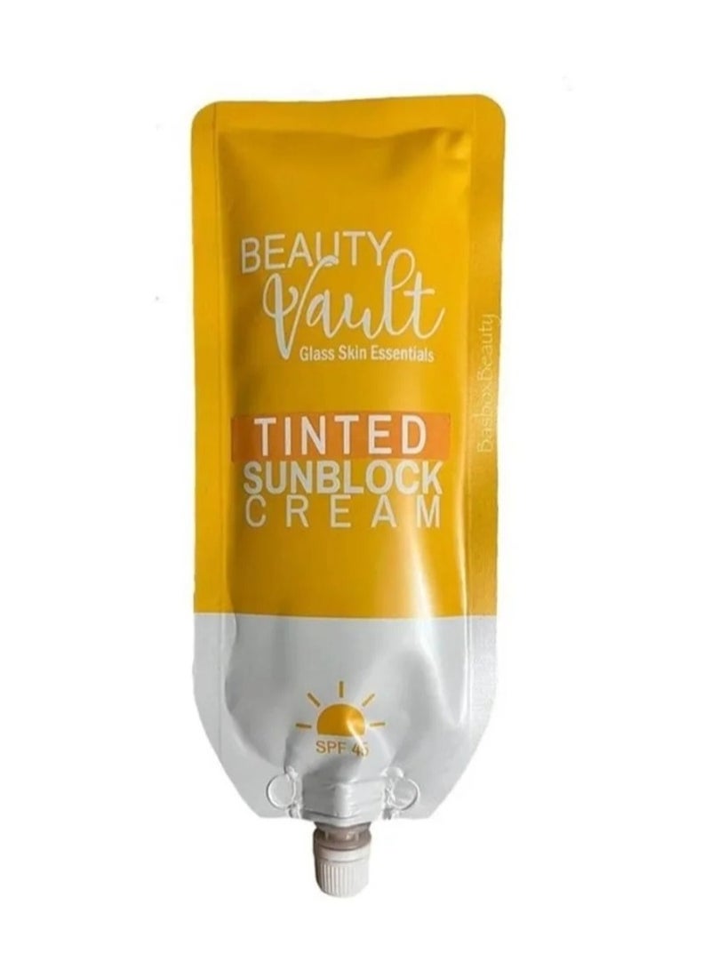 Tinted Sunblock Cream SPF 45 