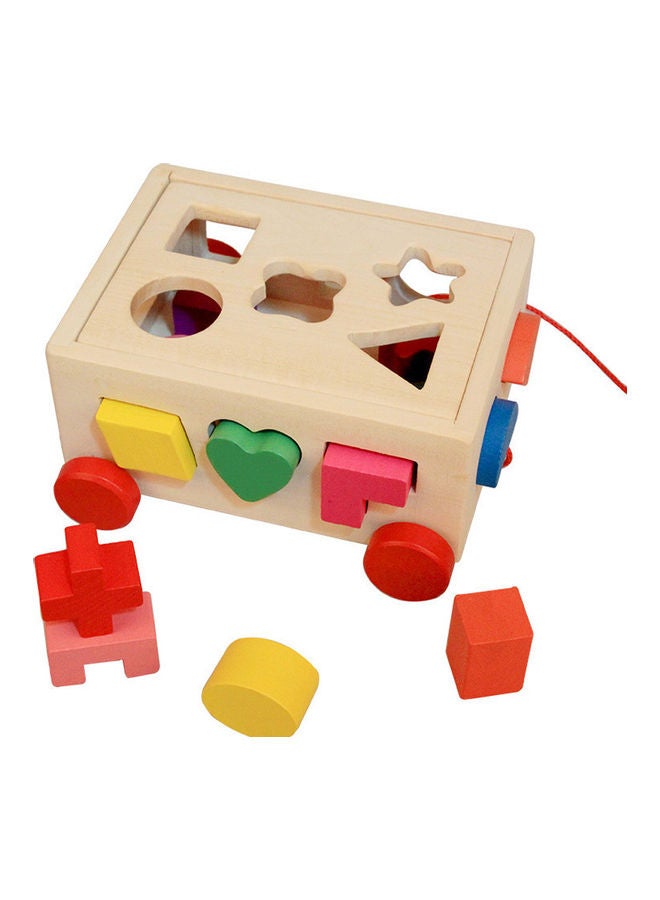 نيبمينينت لعبة سيارة تعليمية خشبية متعددة الوظائف - Image 3