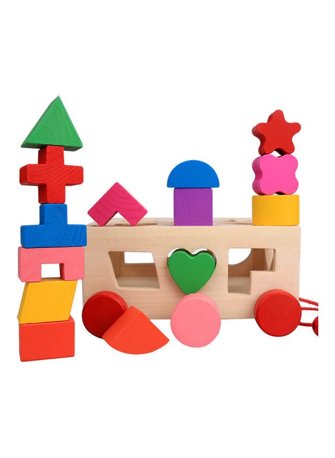 نيبمينينت لعبة سيارة تعليمية خشبية متعددة الوظائف - Image 4